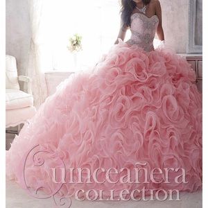 Pink quinceañera dress